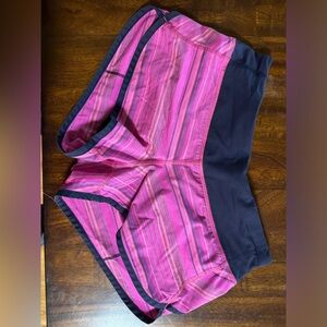 Lululemon bitty hot pink workout shorts